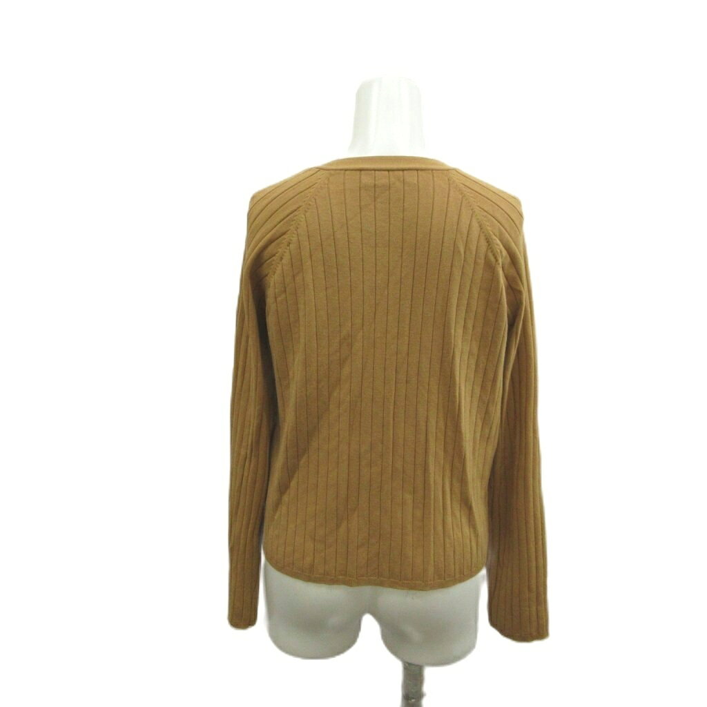 【中古】ミラオーウェン Mila Owen カーディガン 0 キャメル Vネック 長袖 リブニット /NP ■GY70 レディース 【ベクトル 古着】 260710 auc-vector-21103009 ブランド古着の買取販売ベクトル サンプル画像3