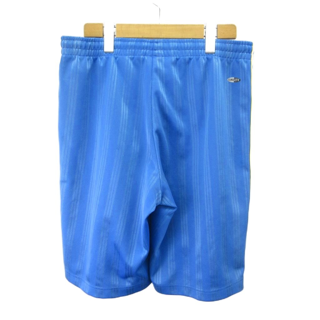ブランド古着の買取販売ベクトルの【中古】アディダス adidas 半ズボン ハーフパンツ 子ども服（男女兼用） 160 青 ブルー ストライプ柄 膝丈/AY ■ECA007 キッズ 【ベクトル 古着】 260709｜アングル2