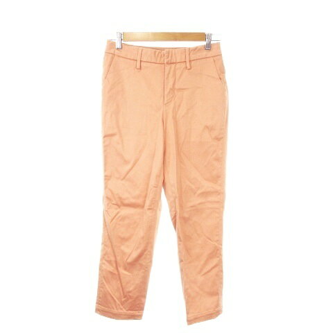 【中古】マリベルジーン MARIEBELLE JEAN KIR パンツ 26 ピンク サーモン 無地 アンクル丈 ストレッチ /MN35 ■GY70 レディース 【ベクトル 古着】 260722
