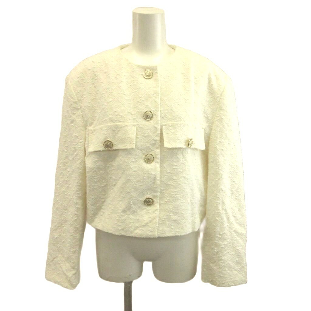 楽天市場】ザラ ノーカラージャケットの通販