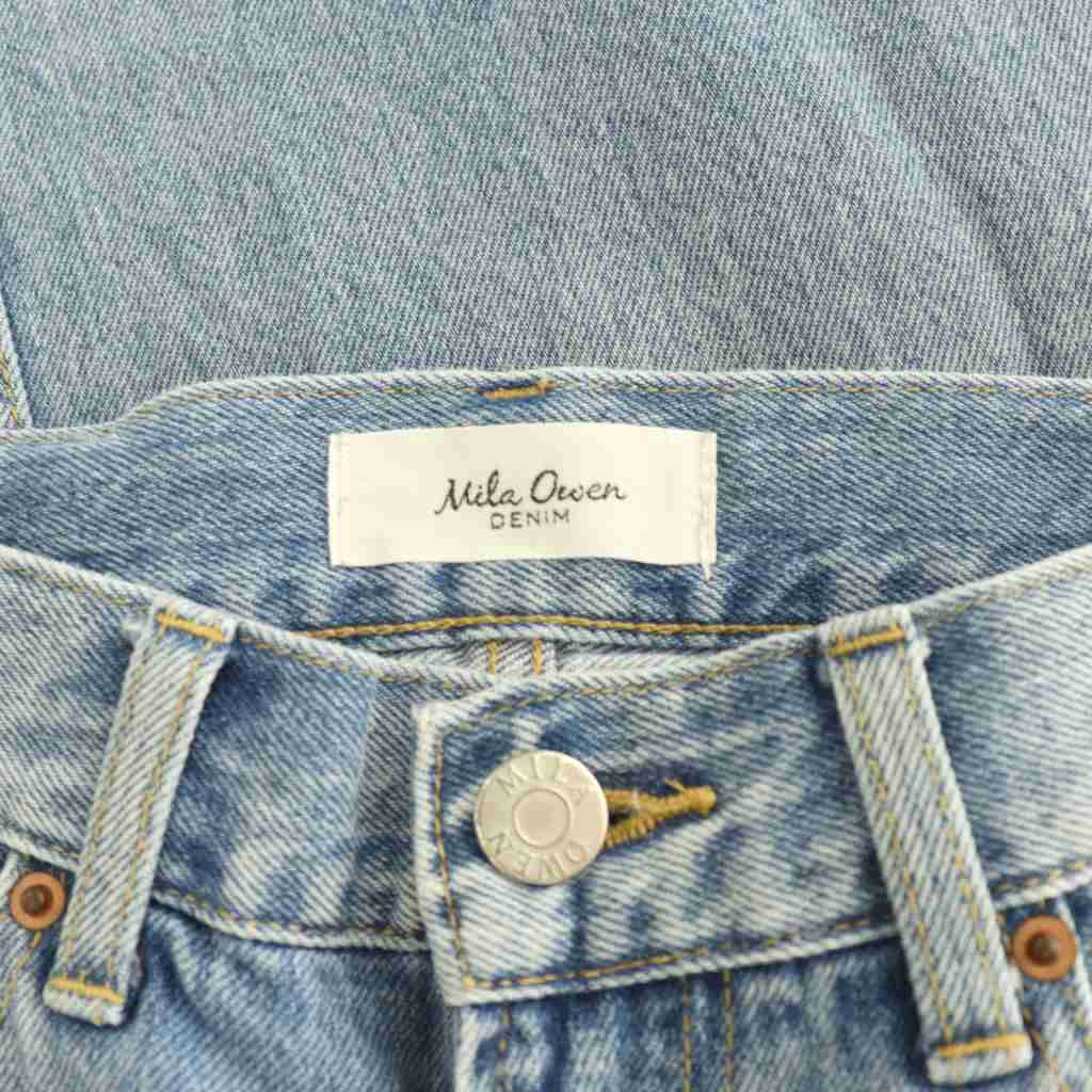 【中古】ミラオーウェン Mila Owen DENIM デニムパンツ ジーンズ ダメージ加工 カットアウト 0 ライトブルー /HS ■GY70 レディース 【ベクトル 古着】 260710 auc-vector-21094139 ブランド古着の買取販売ベクトル サンプル画像3