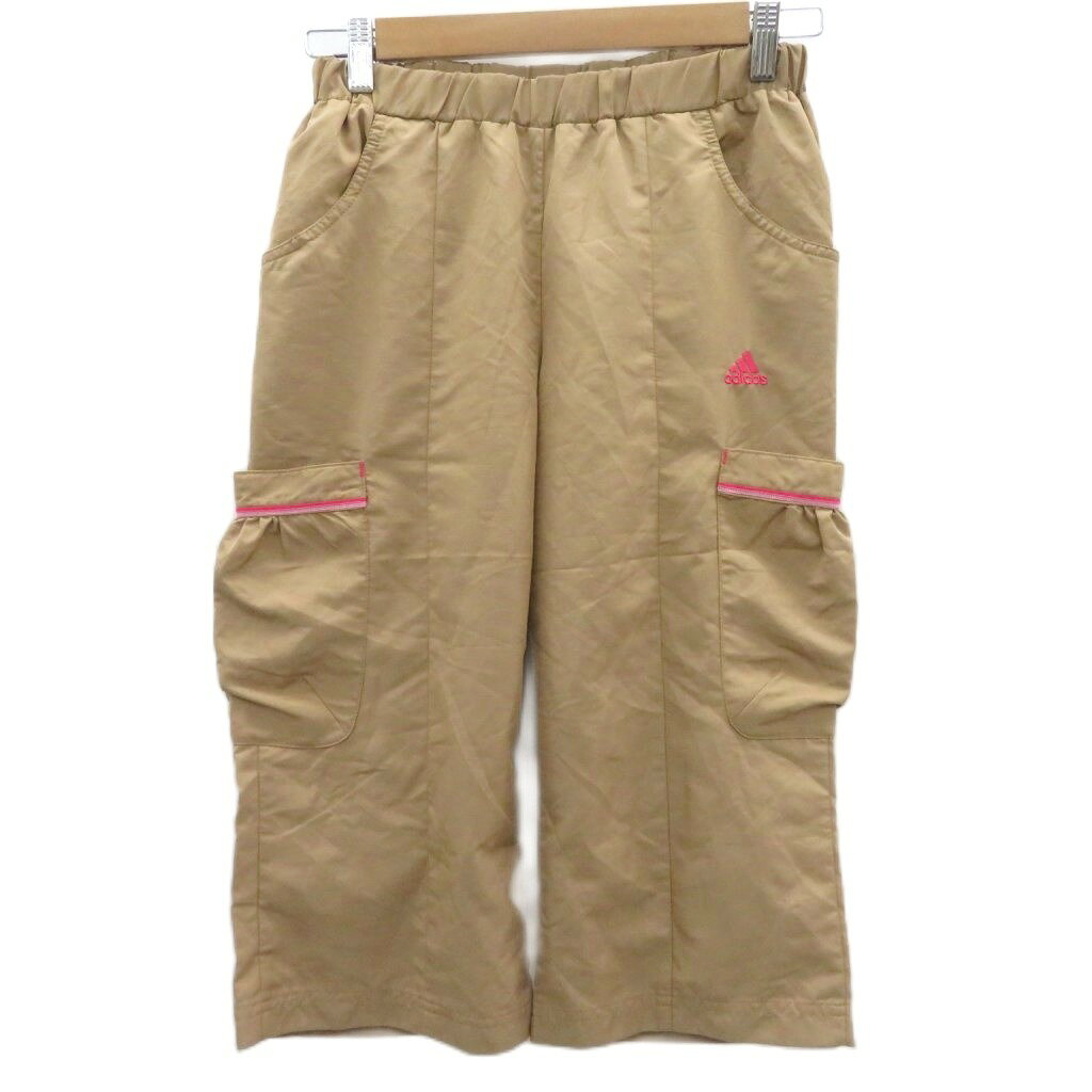 【中古】アディダス adidas スポーツウエア ハーフパンツ S ベージュ /SM25 ■ECA00...