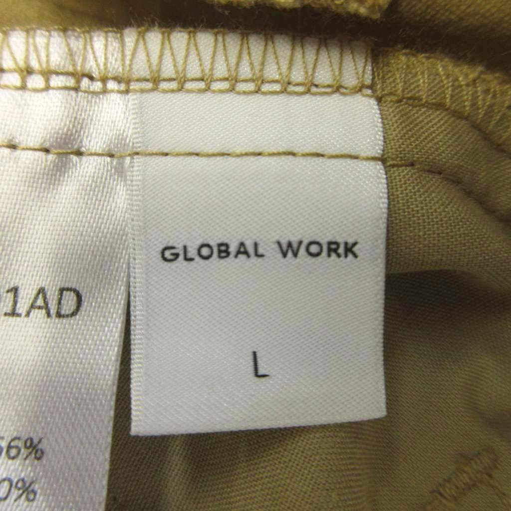 【中古】グローバルワーク GLOBAL WORK テーパードパンツ スラックス L ベージュ プリーツ 無地 長ズボン ボトムス センタープレス /YU ■GY08 レディース 【ベクトル 古着】 260722 auc-vector-21132762 ブランド古着の買取販売ベクトル サンプル画像3