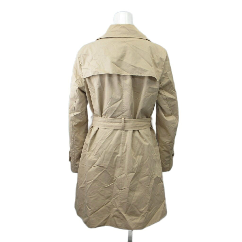 【中古】インデックス INDEX トレンチコート L ベージュ ダブルブレスト 長袖 無地 /NP ■GY75 レディース 【ベクトル 古着】 260724 auc-vector-21147428 ブランド古着の買取販売ベクトル サンプル画像3