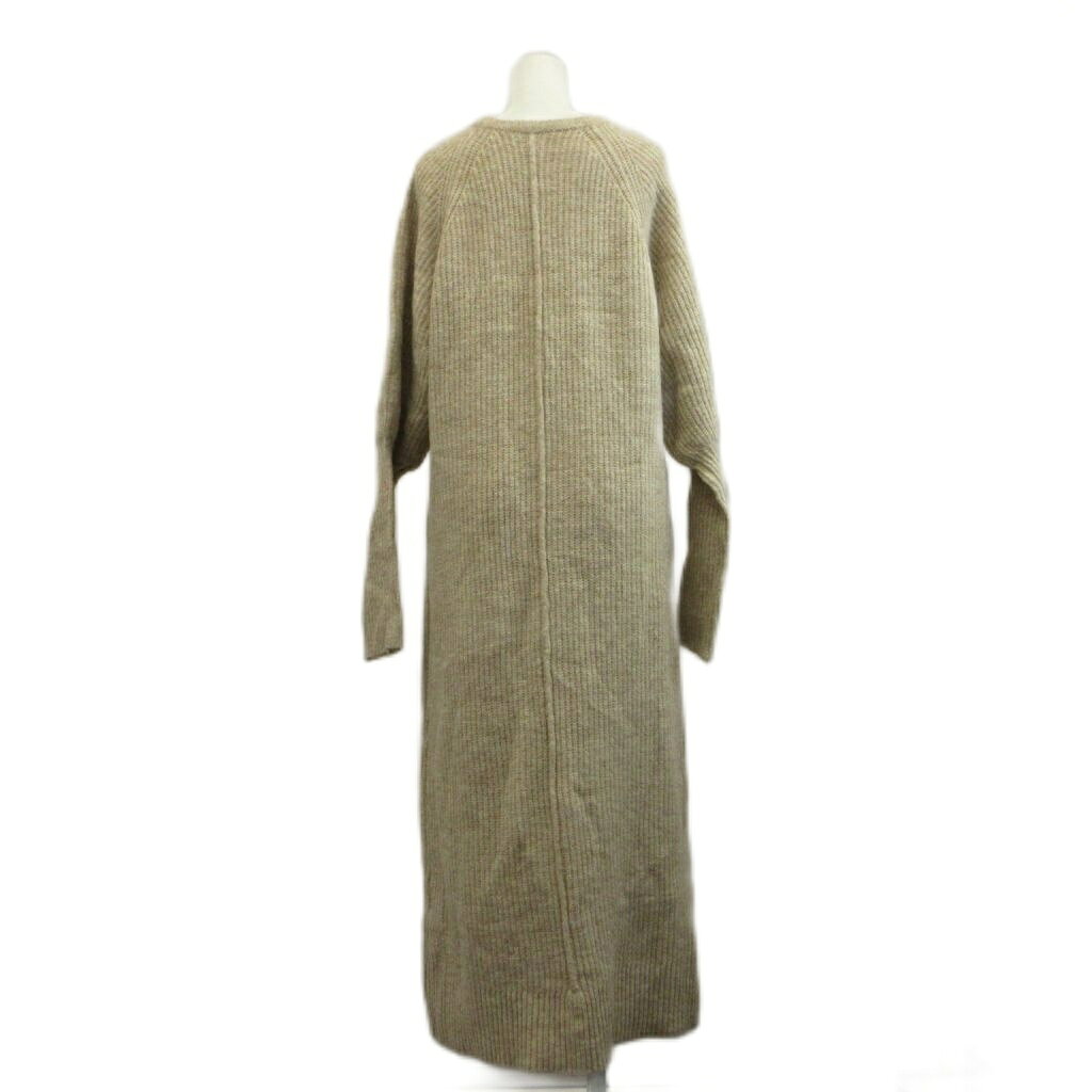 【中古】リエディ Re:EDIT ニットワンピース SC ベージュ リブ編み ラウンドネック 長袖 ロング丈 /NP ■GY75 レディース 【ベクトル 古着】 260724 auc-vector-21147500 ブランド古着の買取販売ベクトル サンプル画像3