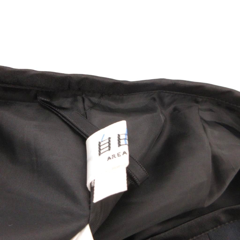 【中古】自由区 オンワード樫山 ティアードスカート ひざ丈 チェック柄 カシミヤ混 38 紺 ネイビー 黒 ブラック /JS ■GY75 レディース 【ベクトル 古着】 260723 auc-vector-21133096 ブランド古着の買取販売ベクトル サンプル画像3