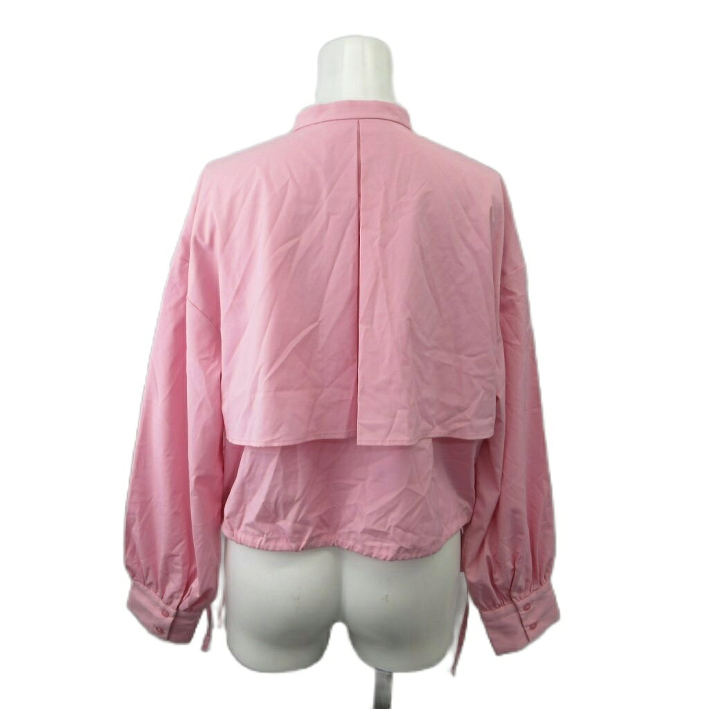 【中古】ロペピクニック ROPE Picnic シャツ ブラウス 38 ピンク バンドカラー 長袖 ドローストリング /NP ■ECC007 レディース 【ベクトル 古着】 260724 auc-vector-21144299 ブランド古着の買取販売ベクトル サンプル画像3