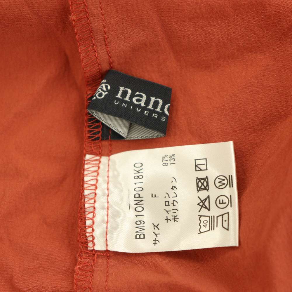 【中古】ナノユニバース nano universe タックワンピース ロング 長袖 ストレッチ Vネック F レッド /MY ■OS ■ECC007 レディース 【ベクトル 古着】 260724 auc-vector-21138585 ブランド古着の買取販売ベクトル サンプル画像3