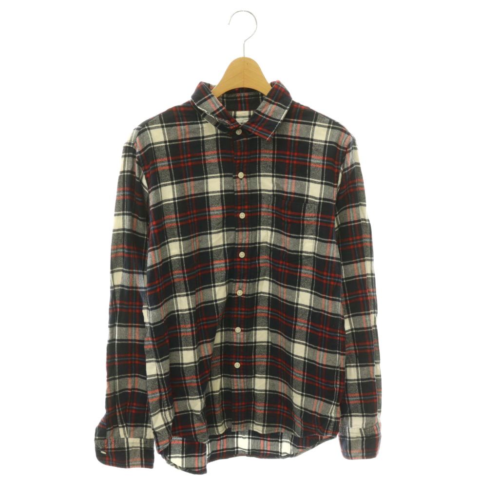 【中古】グローバルワーク GLOBAL WORK ネルシャツ 長袖 チェック柄 M ネイビー レッド ホワイト /ES ■GY75 レディース 【ベクトル 古着】 260803 auc-vector-21151545 ブランド古着の買取販売ベクトル パッケージ画像