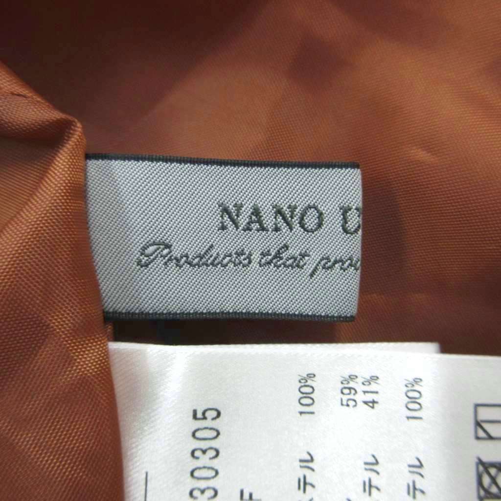 【中古】ナノユニバース nano universe フレアスカート ロング丈 マキシ丈 F オレンジ 切替 /SY72 ■GY70 レディース 【ベクトル 古着】 260807 auc-vector-21186973 ブランド古着の買取販売ベクトル サンプル画像3