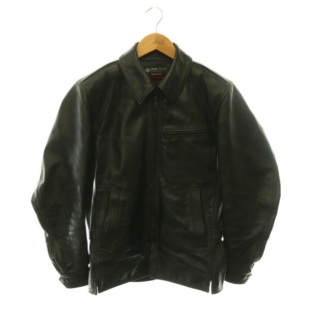 美品 PAIR SLOPE ブラック レザージャケット シングル 牛革 L 肉厚 楽天市場】PAIR SLOPE ペアスロープの通販