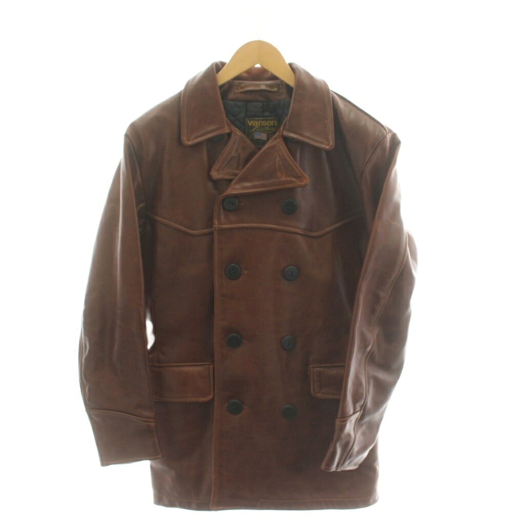 希少　VANSON レザーＰコート　40 ヴィンテージ 楽天市場】vanson p コートの通販