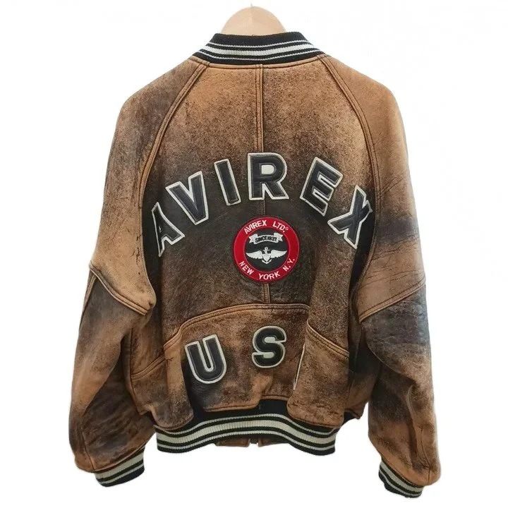 楽天市場】avirex スタジャン 中古（メンズファッション）の通販
