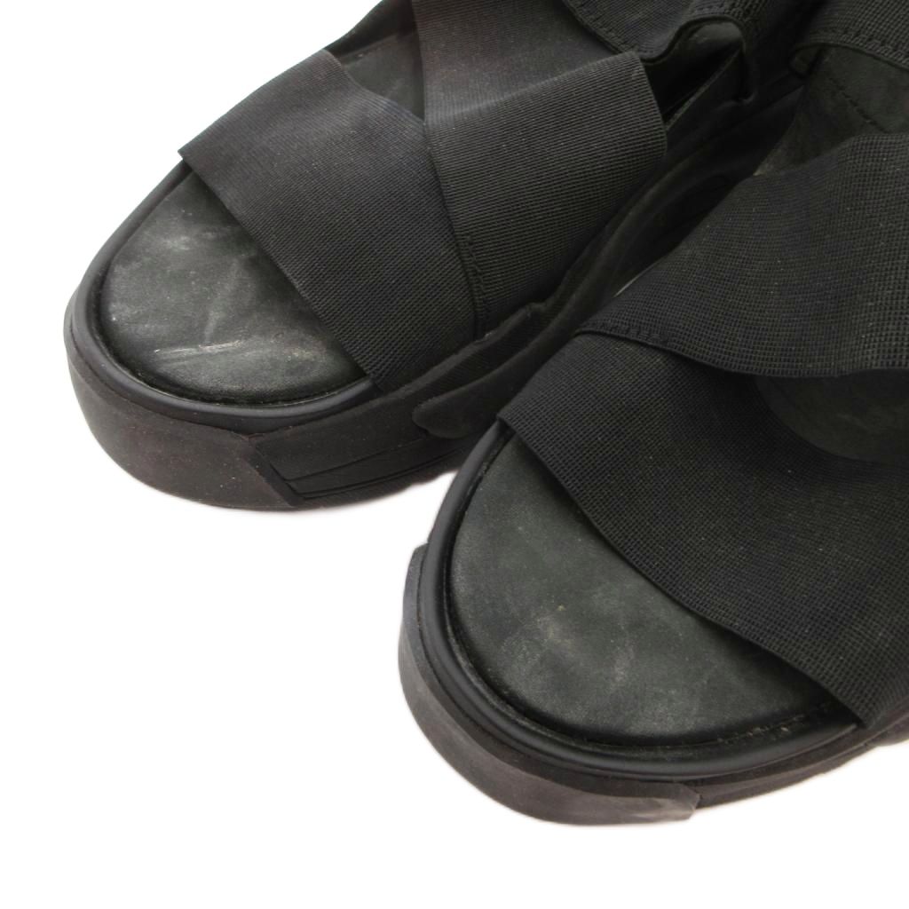 【中古】ワイスリー Y-3 サンダル シューズ 厚底 26.5 黒 ブラック /FF ■GY62 メン...