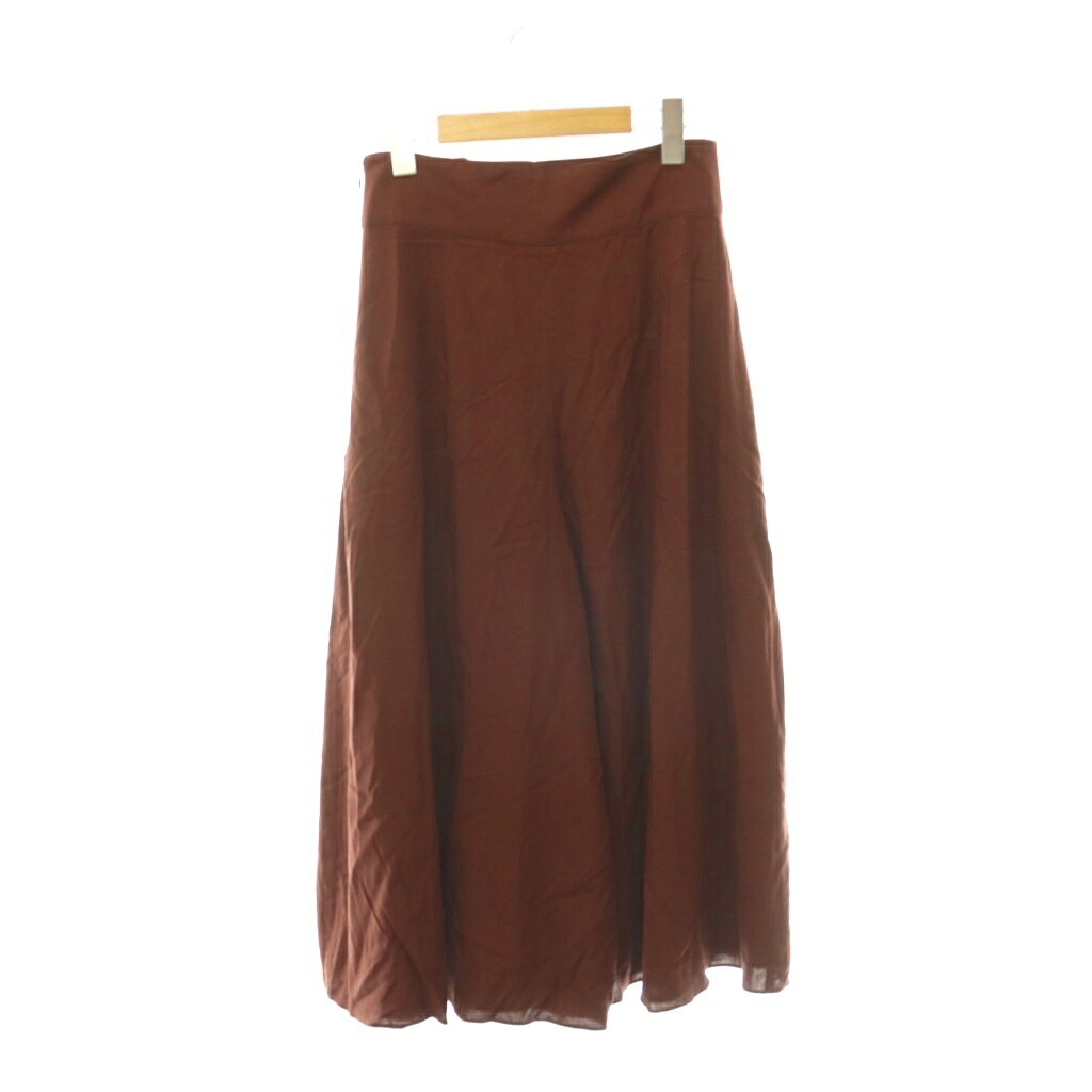 【中古】ミラオーウェン Mila Owen ワイドパンツ スカンツ アンクル丈 ハイウエスト 1 茶 ブラウン /HS ■GY70 レディース 【ベクトル 古着】 260902 auc-vector-21229819 ブランド古着の買取販売ベクトル サンプル画像2