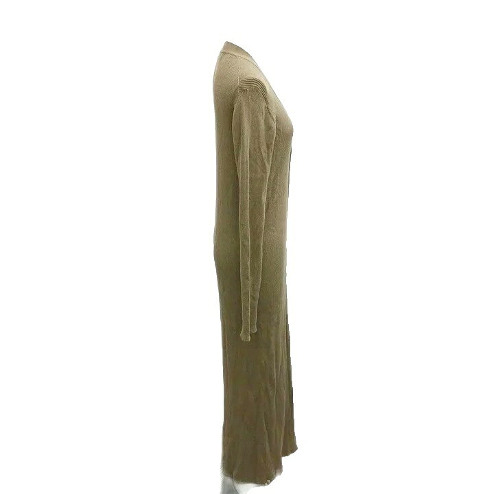 【中古】ミラオーウェン Mila Owen カーディガン ロング丈 マキシ丈 羽織 Vネック 長袖 ボタン留め 0 茶 ブラウン /CR ■GY70 レディース 【ベクトル 古着】 260902 auc-vector-21235246 ブランド古着の買取販売ベクトル サンプル画像3