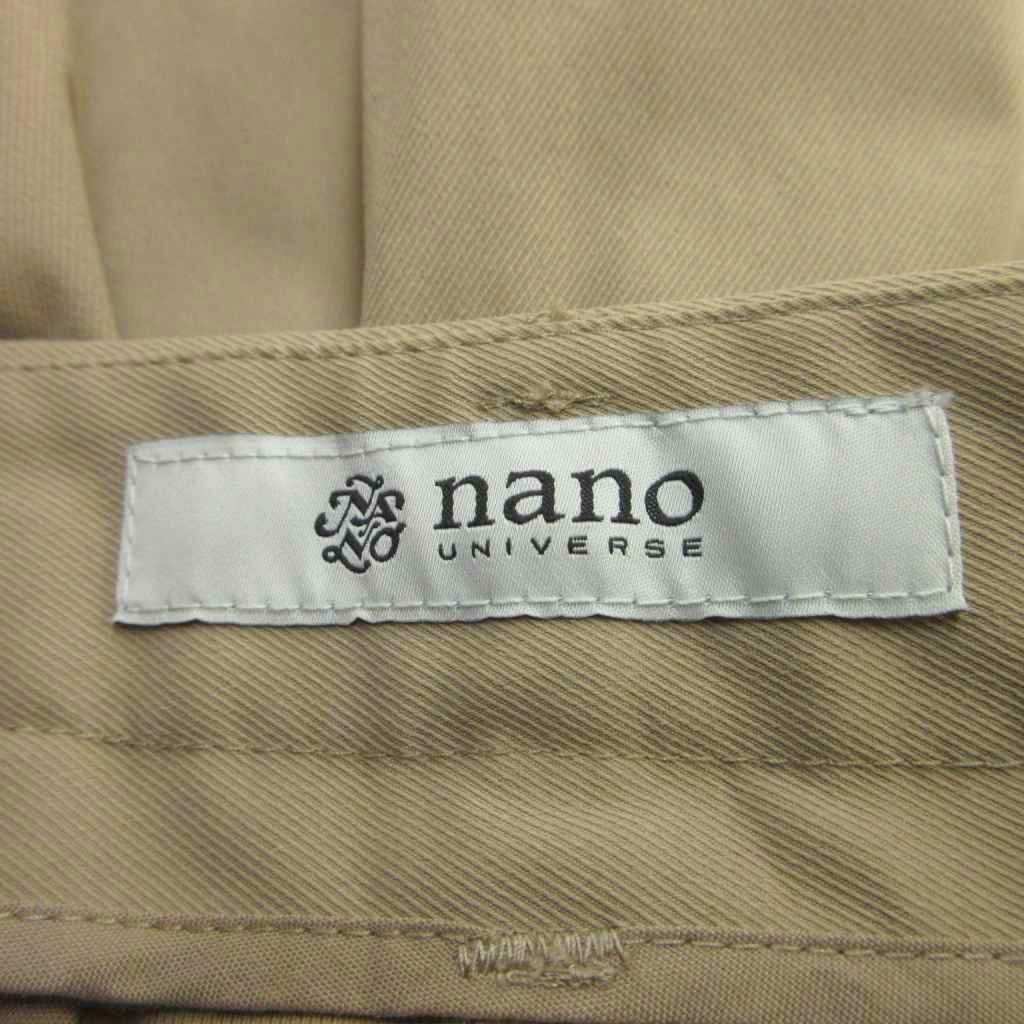 【中古】ナノユニバース nano universe パンツ 36 ベージュ プリーツ 無地 /RN ■GY81 レディース 【ベクトル 古着】 260916 auc-vector-21271983 ブランド古着の買取販売ベクトル サンプル画像3