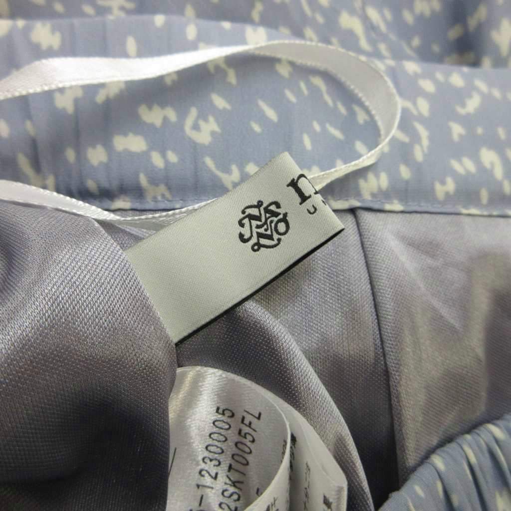 【中古】ナノユニバース nano universe フレアスカート Free 青 ブルー 小花柄 ロング丈 スリット /RN ■GY81 レディース 【ベクトル 古着】 260916 auc-vector-21271985 ブランド古着の買取販売ベクトル サンプル画像3