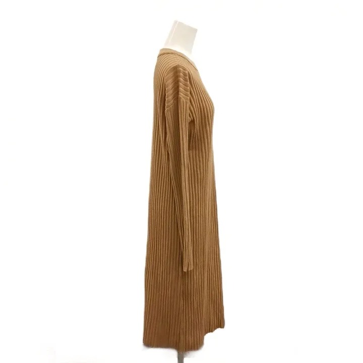 【中古】ミラオーウェン Mila Owen ロングワンピース 0 黄 イエロー リブニット ラウンドネック 長袖 /RN ■GY81 レディース 【ベクトル 古着】 260915 auc-vector-21274053 ブランド古着の買取販売ベクトル サンプル画像3