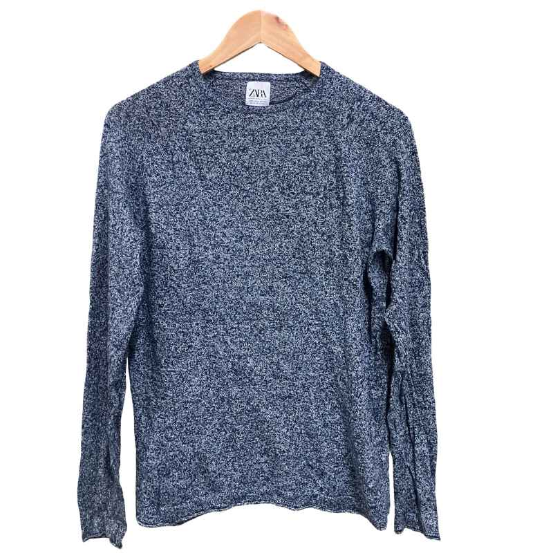 【中古】ザラ ZARA ニット セーター 長袖 コットン メランジ クルーネック L 青 ブルー /TD ■GY75 メンズ 【ベクトル 古着】 260929ブランドザラ ZARA表記サイズL実寸サイズ身幅：52cm　着丈：65cm　ゆき丈：91cm　　素材コットン100%色青 ブルー仕様クルーネック ラグランスリーブ状態使用感が若干ありますが、全体的に目立つ汚れやダメージはなく、比較的良好な状態です。 その他に目立ったダメージはなく、問題なくご使用いただける商品です。 ※あくまでも中古品ですので掲載写真や記載内容をご確認いただき、ご理解の上ご購入ください。付属品付属品なし、写真に写っている物が全てです。備考(株)ザラ・ジャパン こちらのお品物は店舗で保管しておらず、店頭販売出来かねます。（※お取り寄せも出来かねます）商品のお問い合わせの回答を休止しております。＊各商品ページの商品詳細等をご確認の上ご購入ください。【中古】ザラ ZARA ニット セーター 長袖 コットン メランジ クルーネック L 青 ブルー /TD ■GY75 メンズ 【ベクトル 古着】 260929状態ランク　”AB”詳細については、下記および「状態ランクについて」ページをご覧ください。未使用・新品の商品ほぼ新品同様の商品使用感が少なく、かなり状態の良い商品使用感はあるが、傷や汚れの少ない商品使用感の他、傷や汚れが見られる商品かなり大きな傷みがある難あり商品※S〜CランクはUSED品となりますので、使用感をご理解の上でご入札下さい。状態ランクについてinformationブランドザラ ZARA表記サイズL実寸サイズ身幅：52cm　着丈：65cm　ゆき丈：91cm　　素材コットン100%色青 ブルー仕様クルーネック ラグランスリーブ状態使用感が若干ありますが、全体的に目立つ汚れやダメージはなく、比較的良好な状態です。 その他に目立ったダメージはなく、問題なくご使用いただける商品です。 ※あくまでも中古品ですので掲載写真や記載内容をご確認いただき、ご理解の上ご購入ください。付属品付属品なし、写真に写っている物が全てです。備考(株)ザラ・ジャパン こちらのお品物は店舗で保管しておらず、店頭販売出来かねます。（※お取り寄せも出来かねます）商品のお問い合わせの回答を休止しております。＊各商品ページの商品詳細等をご確認の上ご購入ください。本商品は一点物です他サイトや店舗にて販売している商品です。多少のお時間差にて欠品になることもございます。予めご了承頂ますようお願い致します。ベクトル・サイズガイドはこちらこの商品と同じブランドの商品を見る