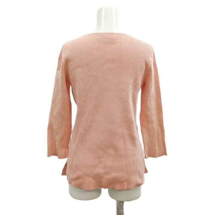 【中古】ミラオーウェン Mila Owen リブニット ボートネック 七分袖 1 ピンク 無地 長袖 /NP ■GY70 レディース 【ベクトル 古着】 260918 auc-vector-21274005 ブランド古着の買取販売ベクトル サンプル画像3