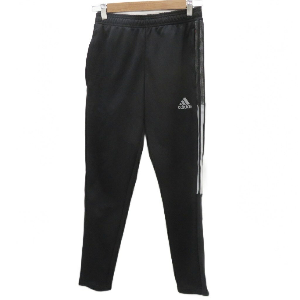 【中古】アディダス adidas スポーツウエア ジャージ スリムパンツ アンクル丈 S 黒 スリーライン /SY36 ■ECB009 メンズ 【ベクトル 古着】 261007ブランドアディダス adidas表記サイズS実寸サイズウエスト：66〜cm　もも幅：28cm　裾幅：13cm　股上：34cm　股下：71cm　　素材本体 ポリエステル色黒仕様ウエストゴム＋紐 前ポケット×2 状態この商品には下記のようなダメージがあります。 ・左右前後もも辺りほつれ、毛玉 ・プリントダメージ ※全体的に中古品としての使用感とダメージがありますが、通常使用には支障のない商品です。 掲載写真や記載内容をご確認いただき、ご理解の上ご購入ください。備考アディダスジャパン株式会社商品のお問い合わせの回答を休止しております。＊各商品ページの商品詳細等をご確認の上ご購入ください。【中古】アディダス adidas スポーツウエア ジャージ スリムパンツ アンクル丈 S 黒 スリーライン /SY36 ■ECB009 メンズ 【ベクトル 古着】 261007状態ランク　”B”詳細については、下記および「状態ランクについて」ページをご覧ください。未使用・新品の商品ほぼ新品同様の商品使用感が少なく、かなり状態の良い商品使用感はあるが、傷や汚れの少ない商品使用感の他、傷や汚れが見られる商品かなり大きな傷みがある難あり商品※S〜CランクはUSED品となりますので、使用感をご理解の上でご入札下さい。状態ランクについてinformationブランドアディダス adidas表記サイズS実寸サイズウエスト：66〜cm　もも幅：28cm　裾幅：13cm　股上：34cm　股下：71cm　　素材本体 ポリエステル色黒仕様ウエストゴム＋紐 前ポケット×2 状態この商品には下記のようなダメージがあります。 ・左右前後もも辺りほつれ、毛玉 ・プリントダメージ ※全体的に中古品としての使用感とダメージがありますが、通常使用には支障のない商品です。 掲載写真や記載内容をご確認いただき、ご理解の上ご購入ください。備考アディダスジャパン株式会社商品のお問い合わせの回答を休止しております。＊各商品ページの商品詳細等をご確認の上ご購入ください。本商品は一点物です他サイトや店舗にて販売している商品です。多少のお時間差にて欠品になることもございます。予めご了承頂ますようお願い致します。ベクトル・サイズガイドはこちらこの商品と同じブランドの商品を見る