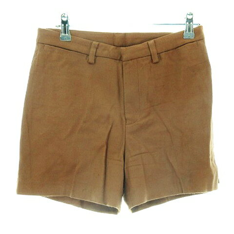 【中古】ステュディオス STUDIOUS ショートパンツ ショーパン ジップフライ センタープレス ウール カシミヤ混 厚手 無地 S 茶 ブラウン ボトムス レディース 【ベクトル 古着】 230928 【中古】ステュディオス STUDIOUS ショートパンツ ショーパン ジップフライ センタープレス ウール カシミヤ混 厚手 無地 S 茶 ブラウン ボトムス レディース 【ベクトル 古着】 230928