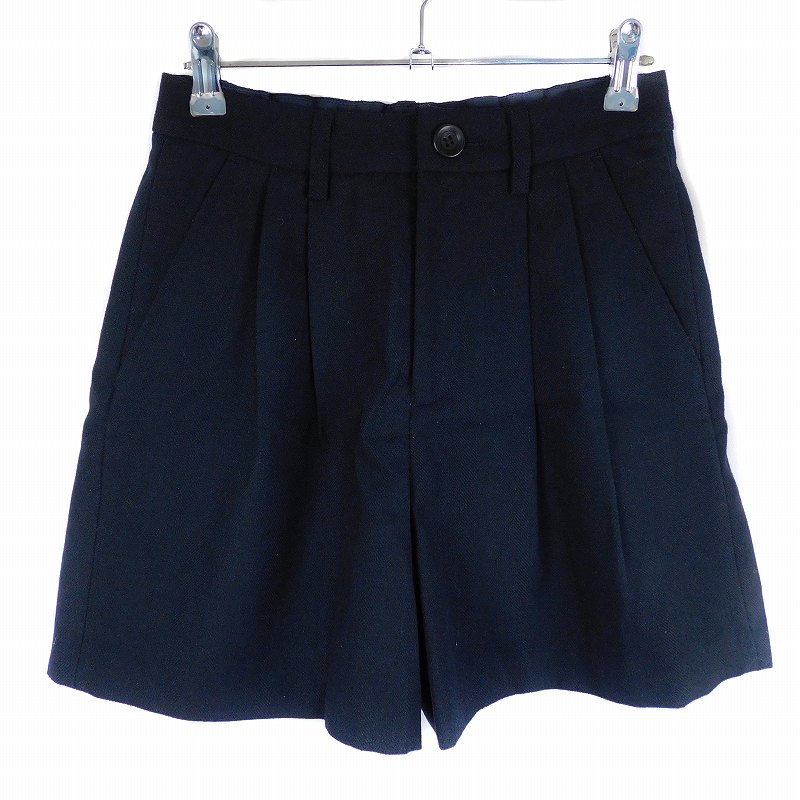 【中古】ロペピクニック ROPE Picnic パンツ ショート ショーパン タック 無地 36 紺 ネイビー レディース 【ベクトル 古着】 240801 auc-vector-19915506 ブランド古着の買取販売ベクトル パッケージ画像