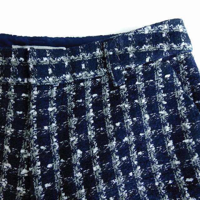 【中古】ロペピクニック ROPE Picnic パンツ ショート ショーパン ツイード チェック 40 紺 ネイビー ボトムス /T2 レディース 【ベクトル 古着】 250507 auc-vector-20290083 ブランド古着の買取販売ベクトル サンプル画像3
