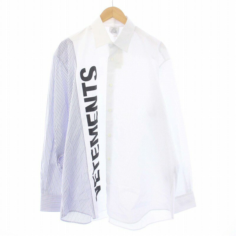 楽天市場】vetements(柄ストライプ)(カジュアルシャツ 楽天市場】vetements(柄ストライプ)(カジュアルシャツ
