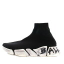 【中古】バレンシアガ BALENCIAGA SPEEDTRAINER スピードトレーナー ソックススニーカー 43 黒 605942 /KH メンズ 【ベクトル...
