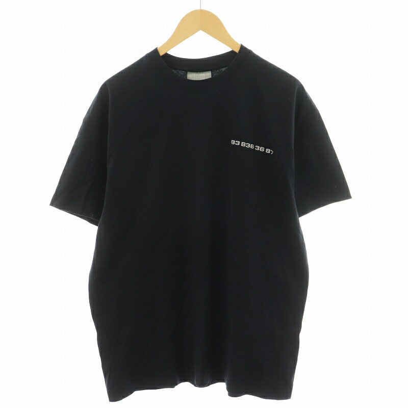 VETEMENTS - VETEMENTS ヴェトモン Tシャツ・カットソー M 黒