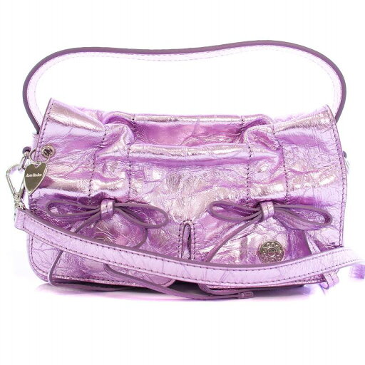 【中古】アクネ ストゥディオズ Acne Studios マルチポケット マイクロバッグ ハンドバッグ ショルダーバッグ 2WAY メタリックパープル /KH ☆AA★ レディース 【ベクトル 古着】 250514 【中古】アクネ ストゥディオズ Acne Studios マルチポケット マイクロバッグ ハンドバッグ ショルダーバッグ 2WAY メタリックパープル /KH ☆AA★ レディース 【ベクトル 古着】 250514
