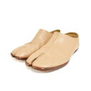 【中古】メゾンマルジェラ 22 Maison Margiela 22 足袋バブーシュ レザーシューズ スリッポン 41 ベージュ メンズ 【ベクトル 古着】 250618
