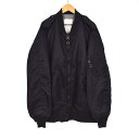 【中古】ハイク HYKE PARIGOT別注 TYPE L-2A JACKET ジャケット ブルゾン 5 XXL 黒 ブラック メンズ 【ベクトル 古着】 250627