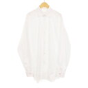 【中古】コモリ COMOLI 24AW ツイル ドレスシャツ 長袖 コットン 41 白 ホワイト A03-02009 メンズ 【ベクトル 古着】 250706