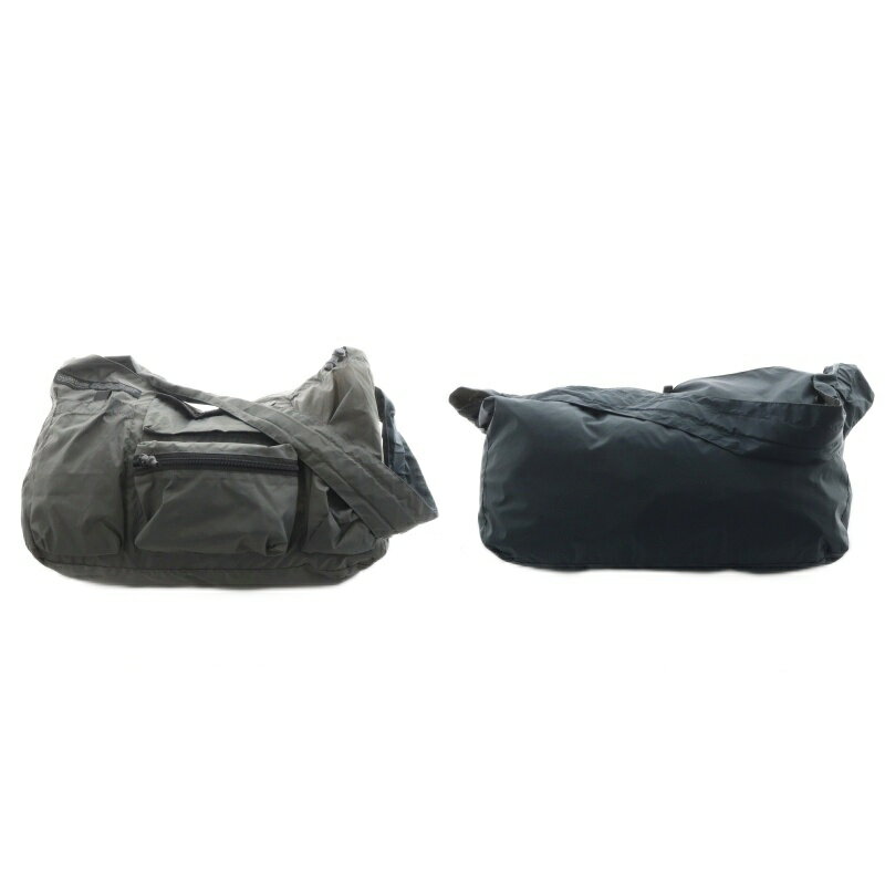 【中古】WEEKEND(ER) BEAUTY&YOUTH別注 ショルダーバッグ ナイロン リバーシブル グレー /AN2 メンズ 【ベクトル 古着】 250916(4)