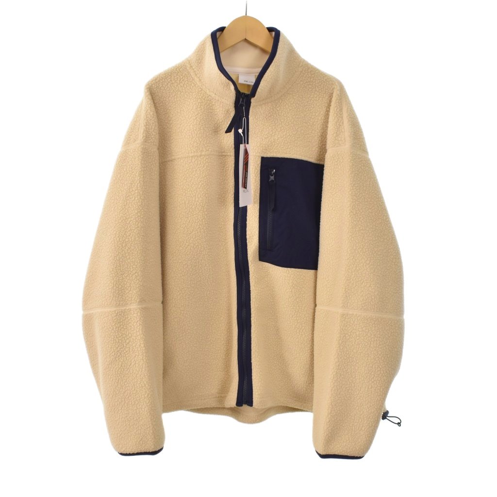 未使用品 プレシャル PRE_CIAL POLARTEC HEAVY BOA FLEECE PULLOVER ポーラテック ヘビーボアフリース プルオーバー ジャケット 1 ベージュ PRE23-70002 ☆AA★ メンズ  260121
