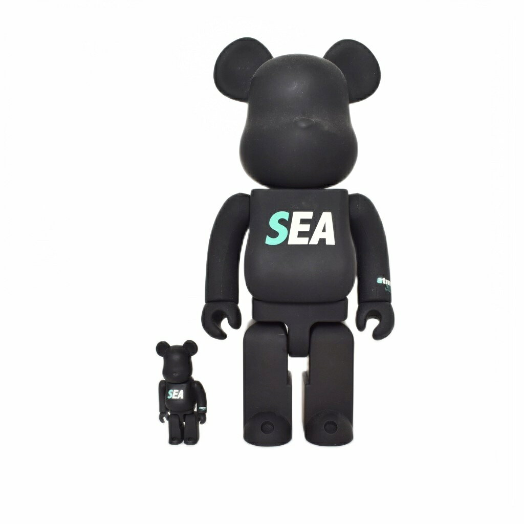 ����šۥ٥��֥�å� BE@RBRICK ���ȥ⥹ atmos ��������󥷡� WIND AND SEA 100�� 400�� �ե����奢 �� �֥�å� ��AA��...