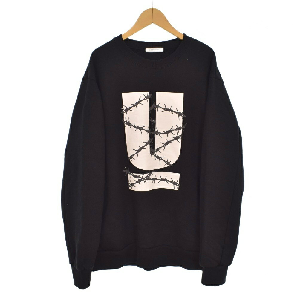 【中古】アンダーカバー UNDERCOVER 24AW SWEAT WiredU スウェット トレーナー プリント 5 黒 ブラック UP2D4804-2 ☆AA★ メンズ 【ベクトル 古着】 260407