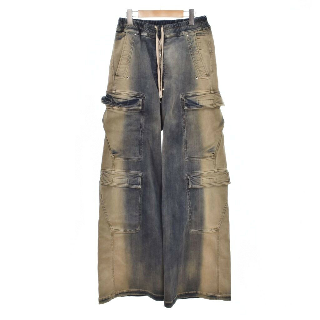 リックオウエンス Rick Owens 23SS DOUBLE CARGO JUMBO BELAS ダブルカーゴ ジャンボベラ パンツ 48 青 ブルー RR01C4308-SDMPDE ☆AA★ メンズ  260422