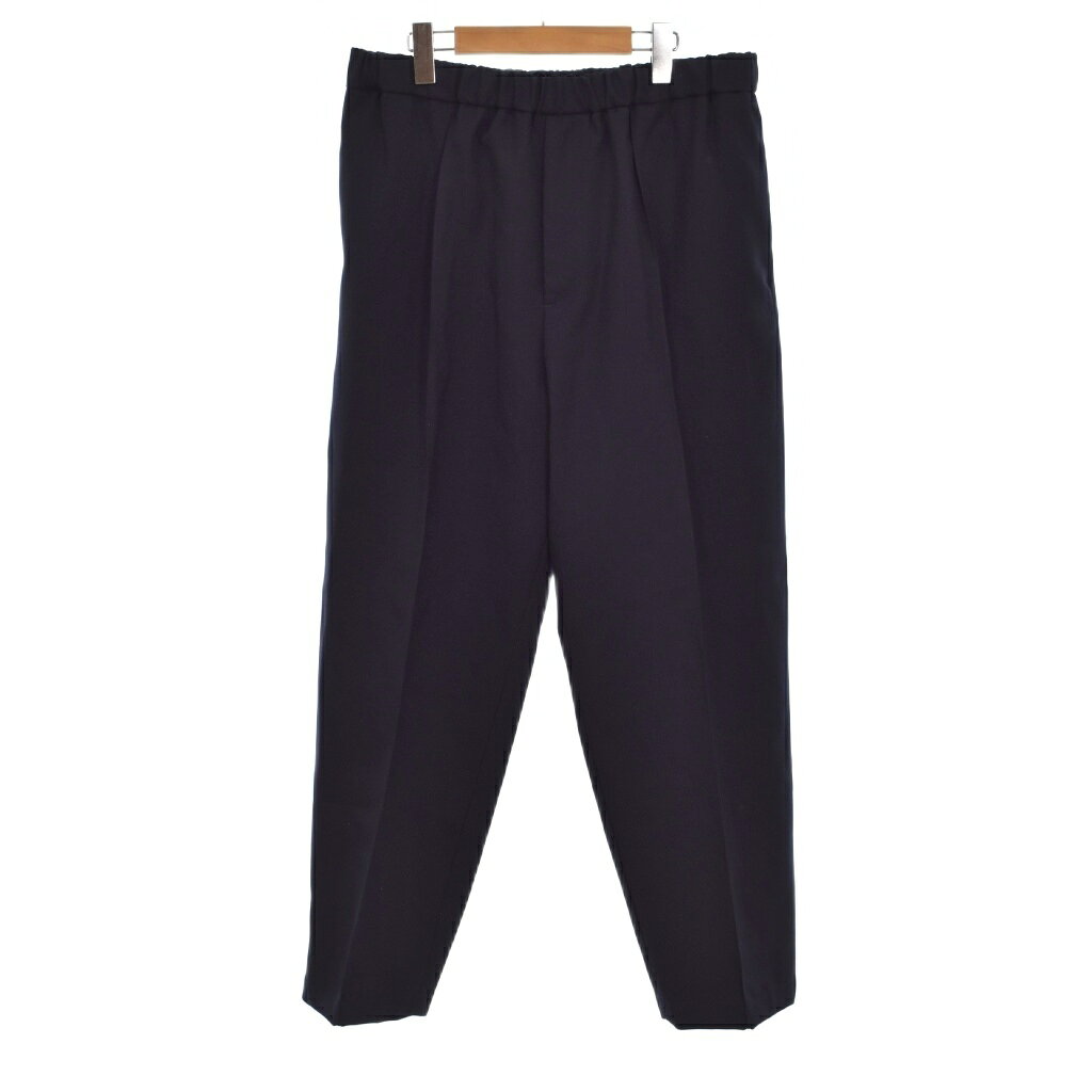 ジルサンダー JIL SANDER Elasticated Wool Trousers スラックス トラウザーズ 無地 50 紺 ネイビー J21KA0012 J41136 メンズ  260619