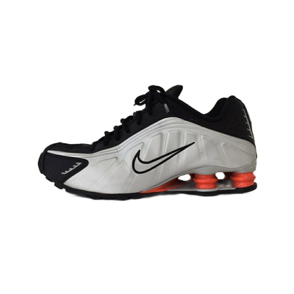 ナイキ NIKE ショックス R4 Shox R4 Metallic Silver/Black/Picante Red ローカットスニーカー 27cm 銀色 シルバーカラー 黒 ブラック 赤 レッド HQ1988-002 メンズ 260728