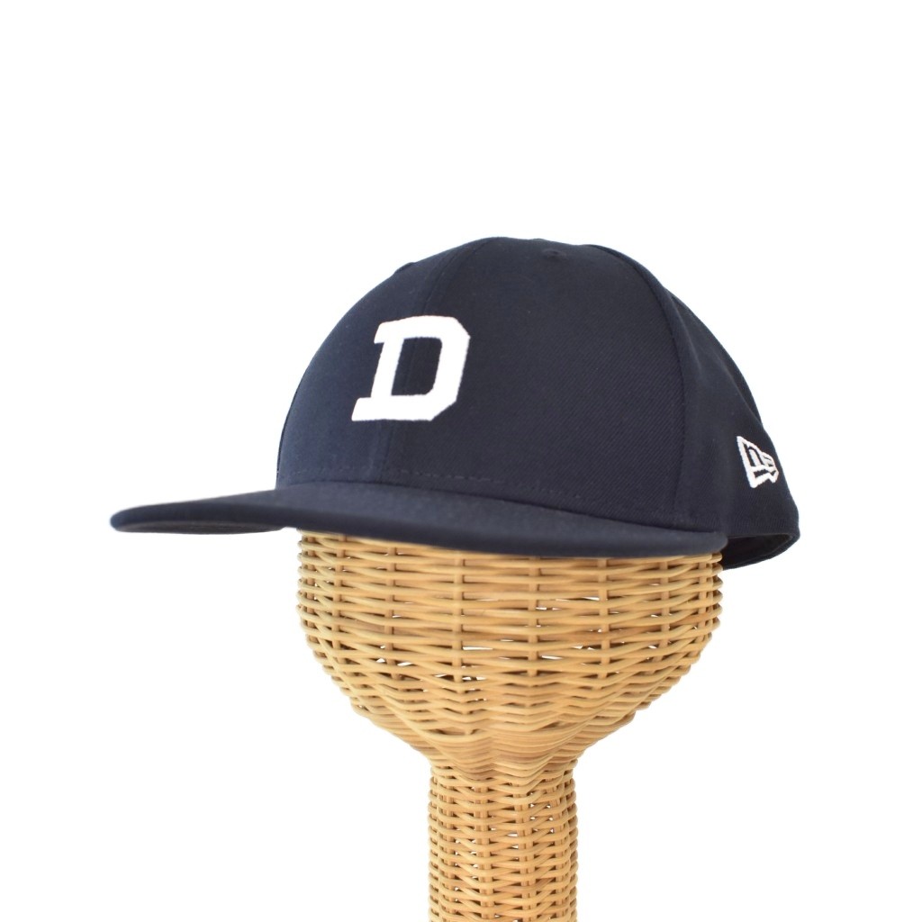 【中古】ニューエラ NEW ERA ディセンダント DESCENDANT キャップ ロゴ刺繍 帽子 7 3/4 紺 ネイビー メンズ 【ベクトル 古着】 260827