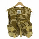 【中古】COVER BODY ARMOUR ミリタリーベスト カモフラ柄 迷彩 170/112 M ベージュ /FT 1111 ■ECS メンズ 【ベクトル 古...