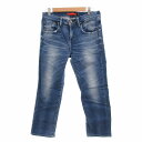 【中古】レッドカード RED CARD 美品 35510Darlingデニムパンツ ジーンズ ダメージ加工 ストレッチ 23 青 ブルー ■GY03 /VU◇ ...