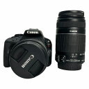 【中古】キャノン Canon EOS kiss X7 ダブルズームキット デジタル一眼レフ カメラ 黒 その他 【ベクトル 古着】 250205