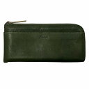 【中古】ダコタ Dakota 長財布 L字ファスナー 多収納 レザー 緑 グリーン レディース 【ベクトル 古着】 250104