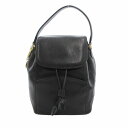 【中古】ウンガロ UNGARO リュックサック ハンドバッグ 2WAY レザー 黒 ブラック /HO ■GY99 レディース 【ベクトル 古着】 250624(4)