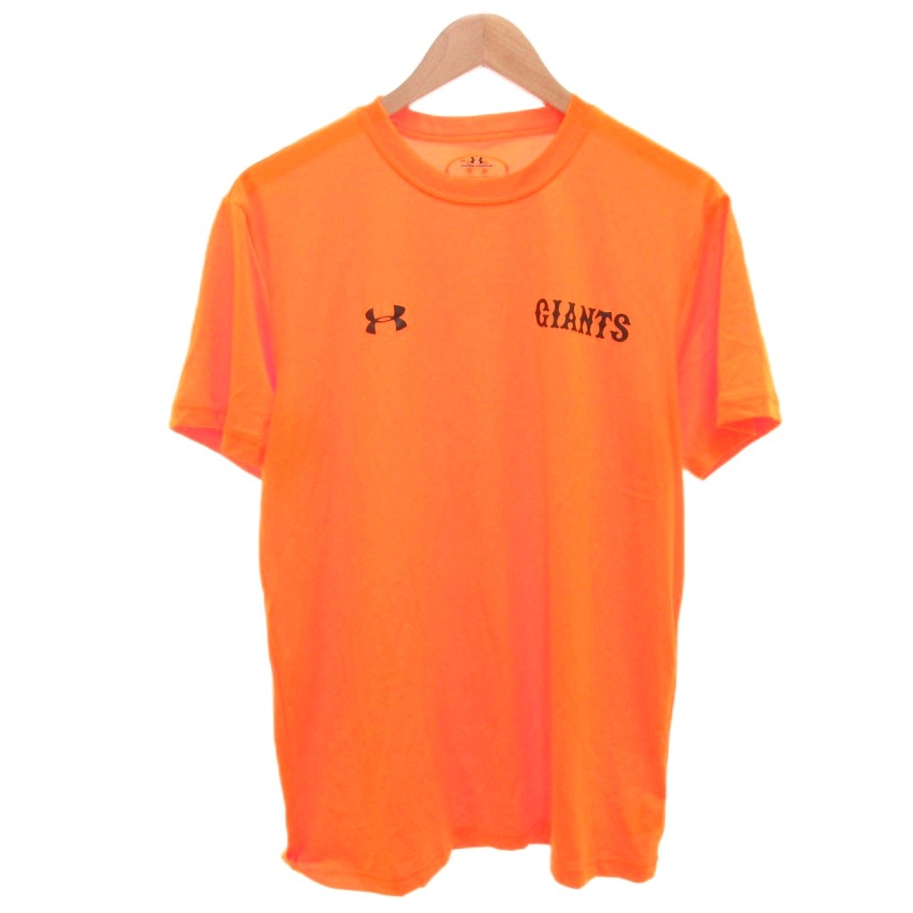 【中古】アンダーアーマー UNDER ARMOUR ジャイアンツ 2点セット Tシャツ 半袖 LG オレンジ AE ■GY99 メンズ 【ベクトル 古着】 250926